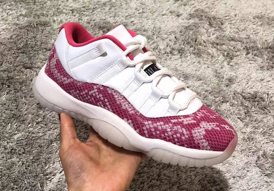 Air Jordan 11 Low Pink Snakeskin AH7860-106 Data e Publikimit