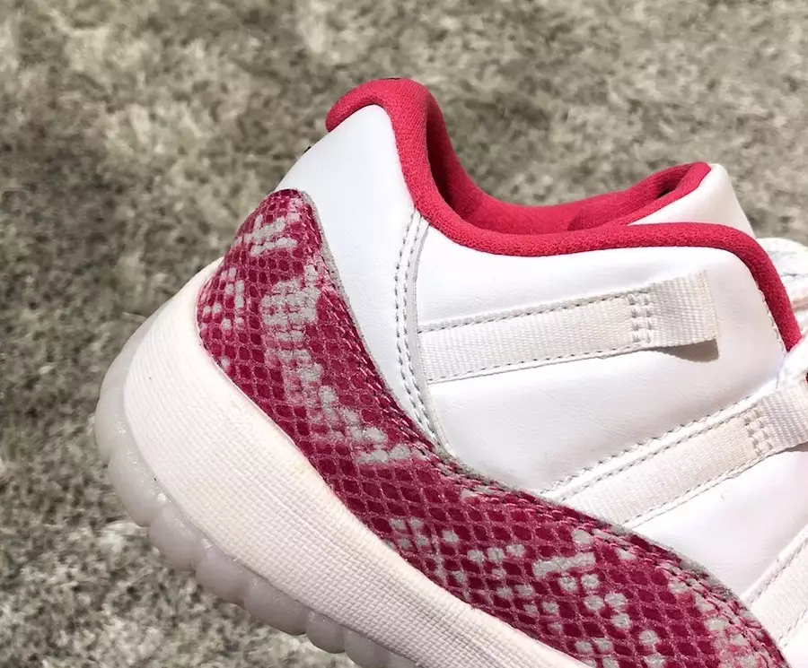 Air Jordan 11 Low Rosas Piel de serpiente AH7860-106 Fecha de lanzamiento