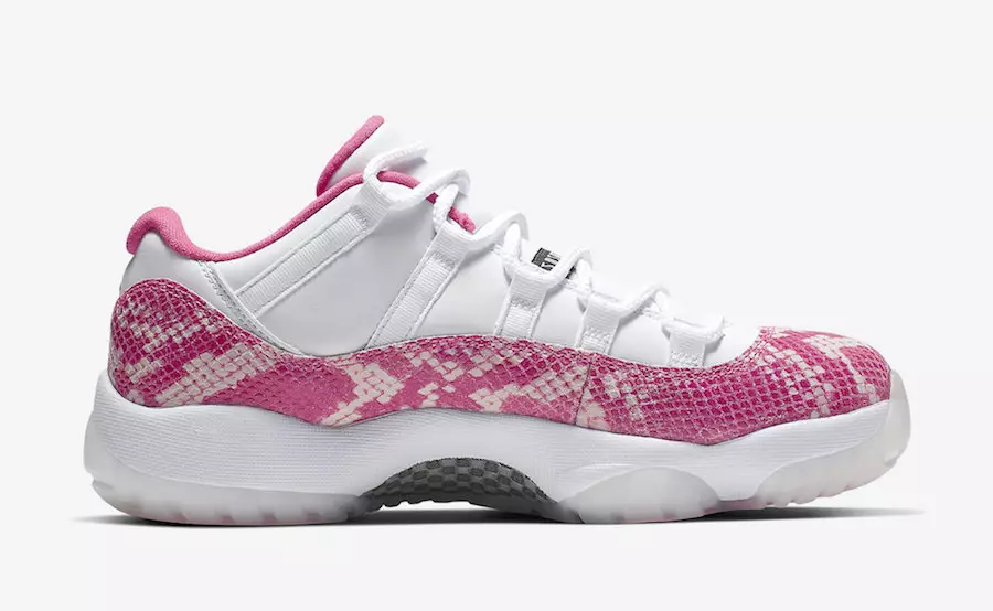 Air Jordan 11 Low Pink Snakeskin AH7860-106 Дата на пускане Цена