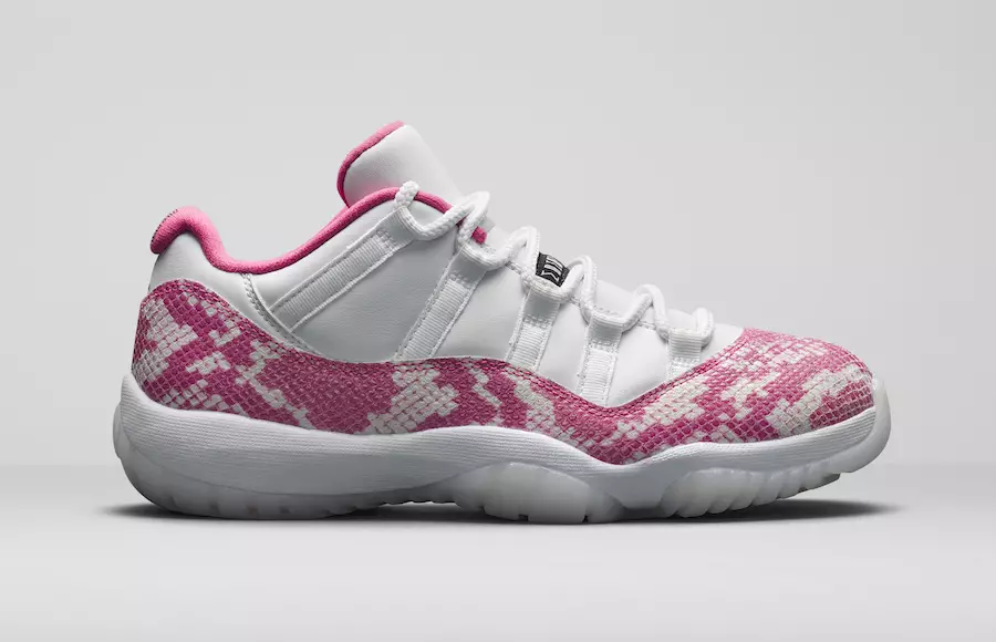 Air Jordan 11 Low White Pink Snakeskin AH7860-106 Дата на издаване