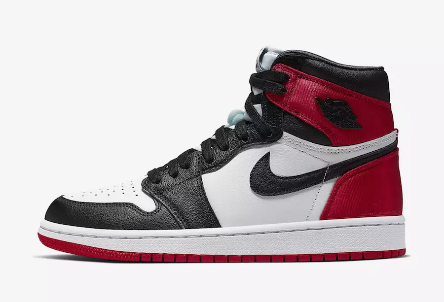 Air Jordan 1 Satin Black Toe CD0461-016 2019 Izdošanas datums