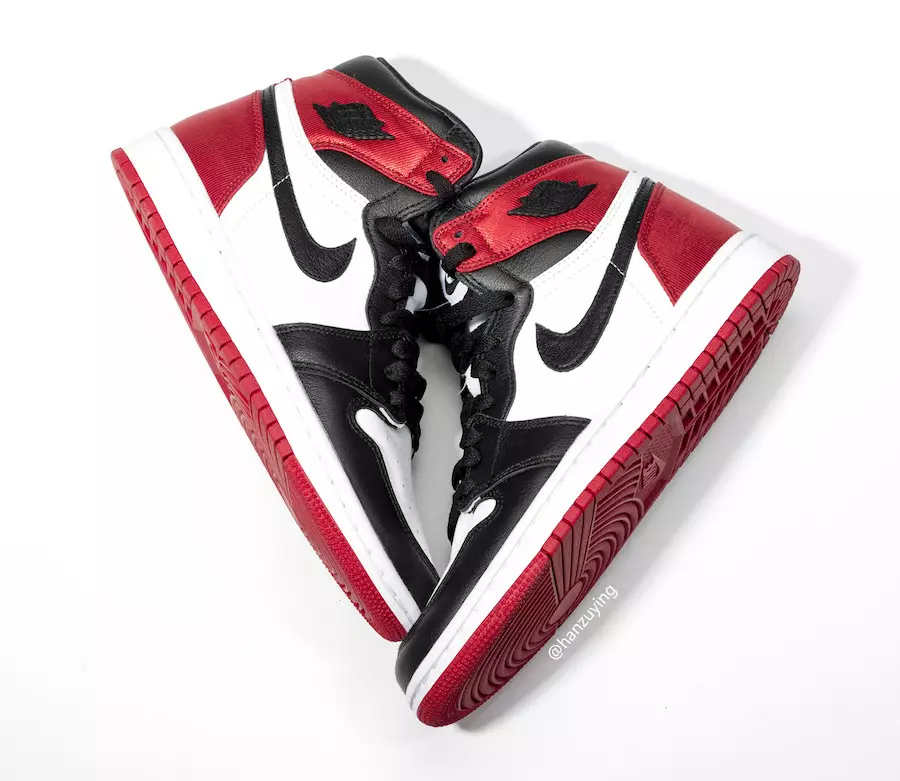 Air Jordan 1 WMNS Satin Black Toe CD0461-016 Дата випуску