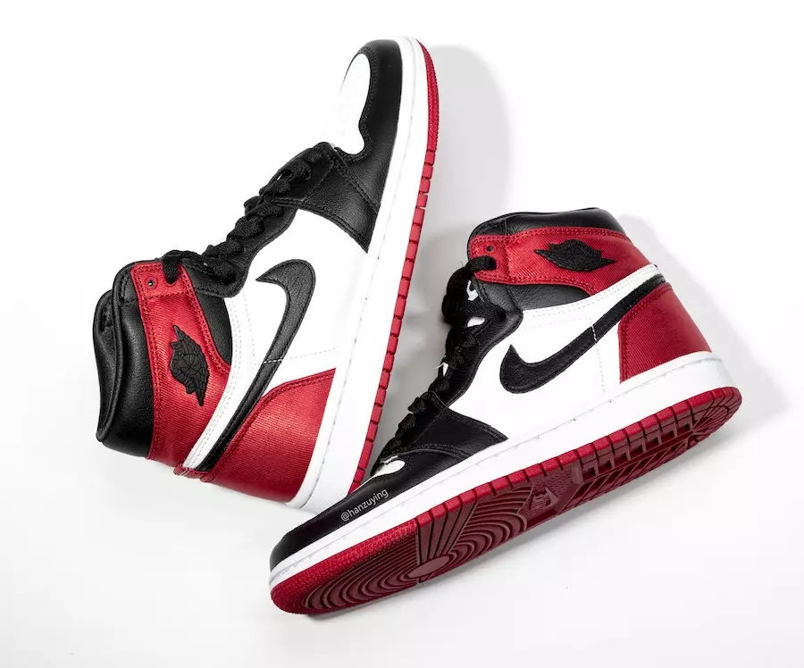 Air Jordan 1 WMNS Satin Black Toe CD0461-016 Datum vydání