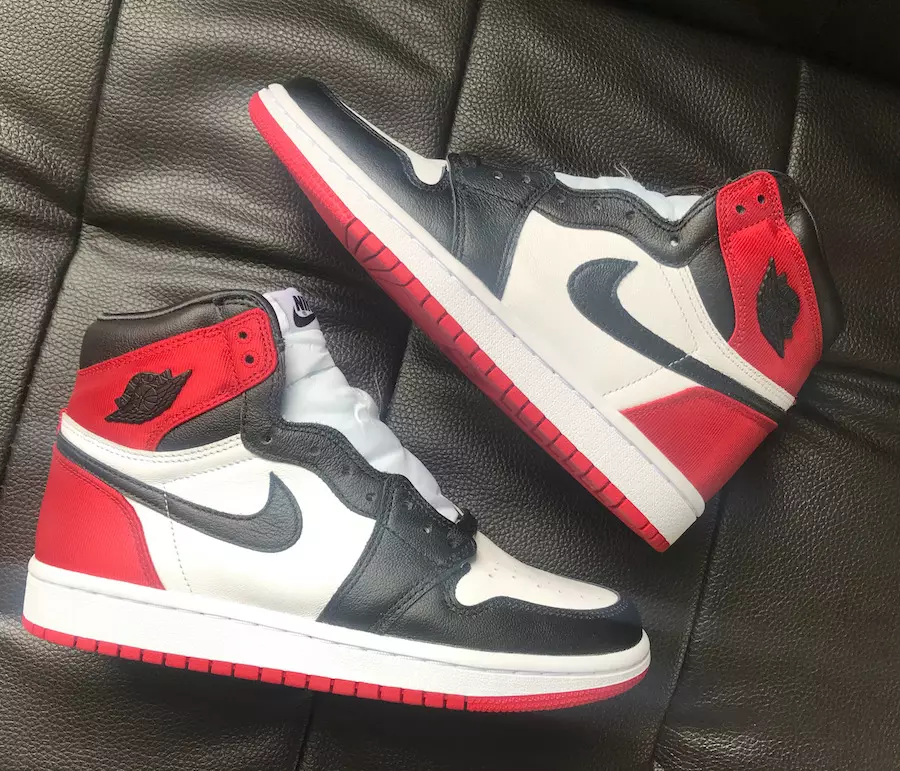 Air Jordan 1 Satin Black Toe WMNS CD0461-016 Data de lançamento