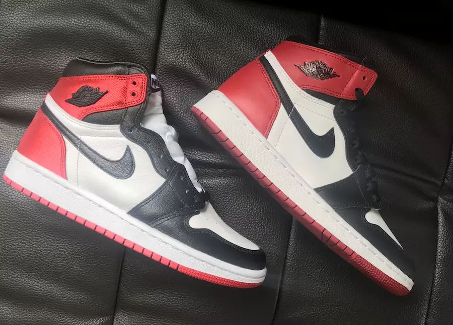 Air Jordan 1 Satin Black Toe WMNS CD0461-016 תאריך יציאה