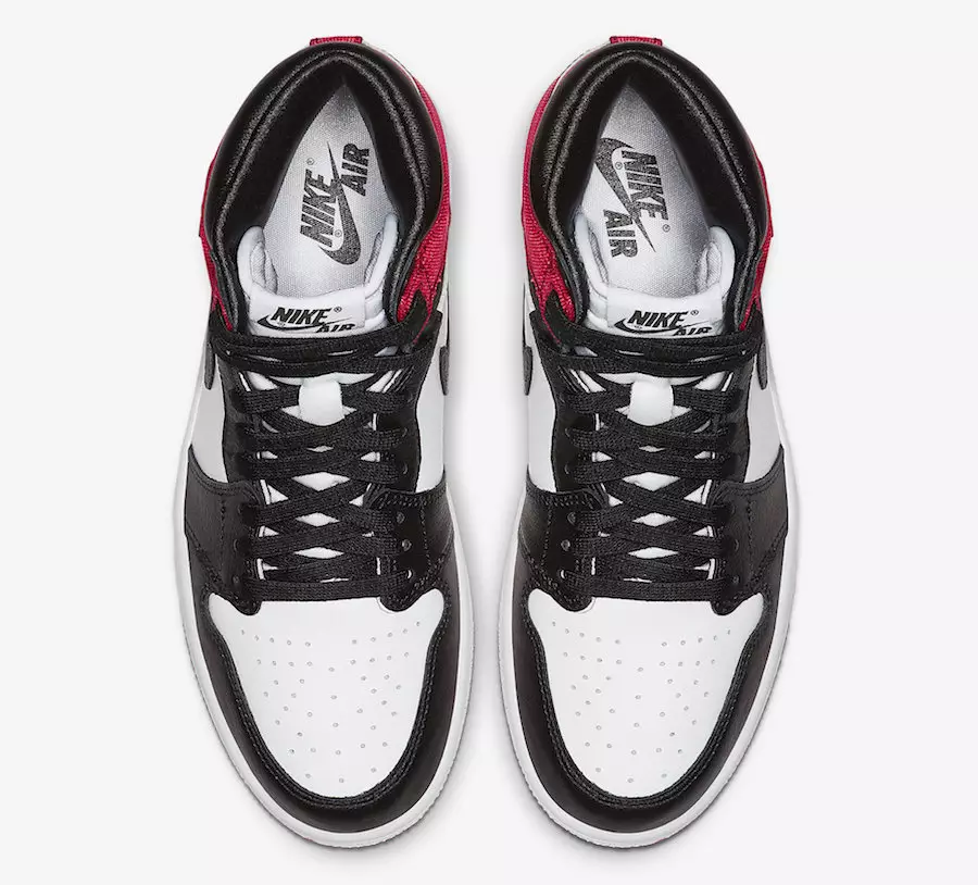 Air Jordan 1 Satin Black Toe CD0461-016 2019 Izdošanas datums