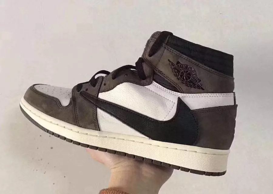 Travis Scott Air Jordan Tarehe 1 ya Kutolewa kwa Mocha ya Giza