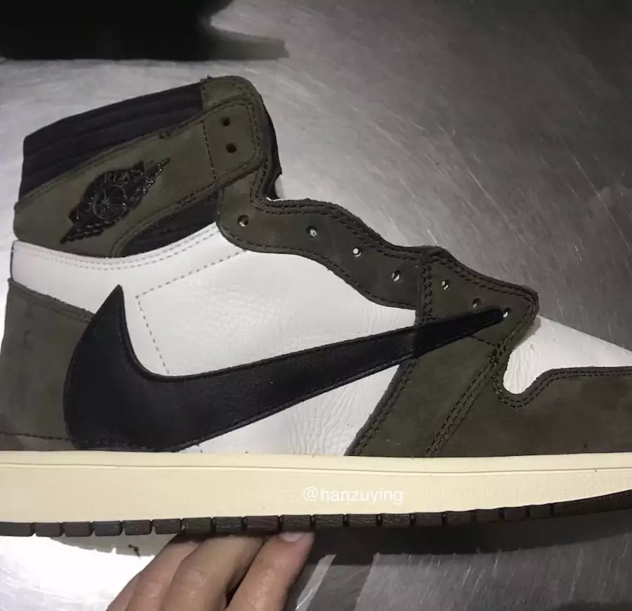 Travis Scott Air Jordan 1 Cactus Jack CD4487-100 Дата выпуску 2019 г.