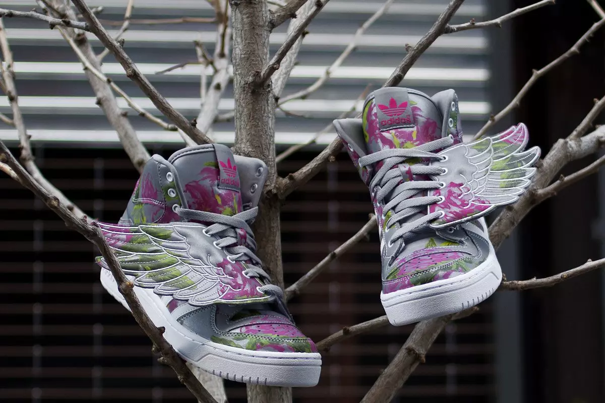 Jeremy Scott adidas JS Wings リフレクティブ フローラル