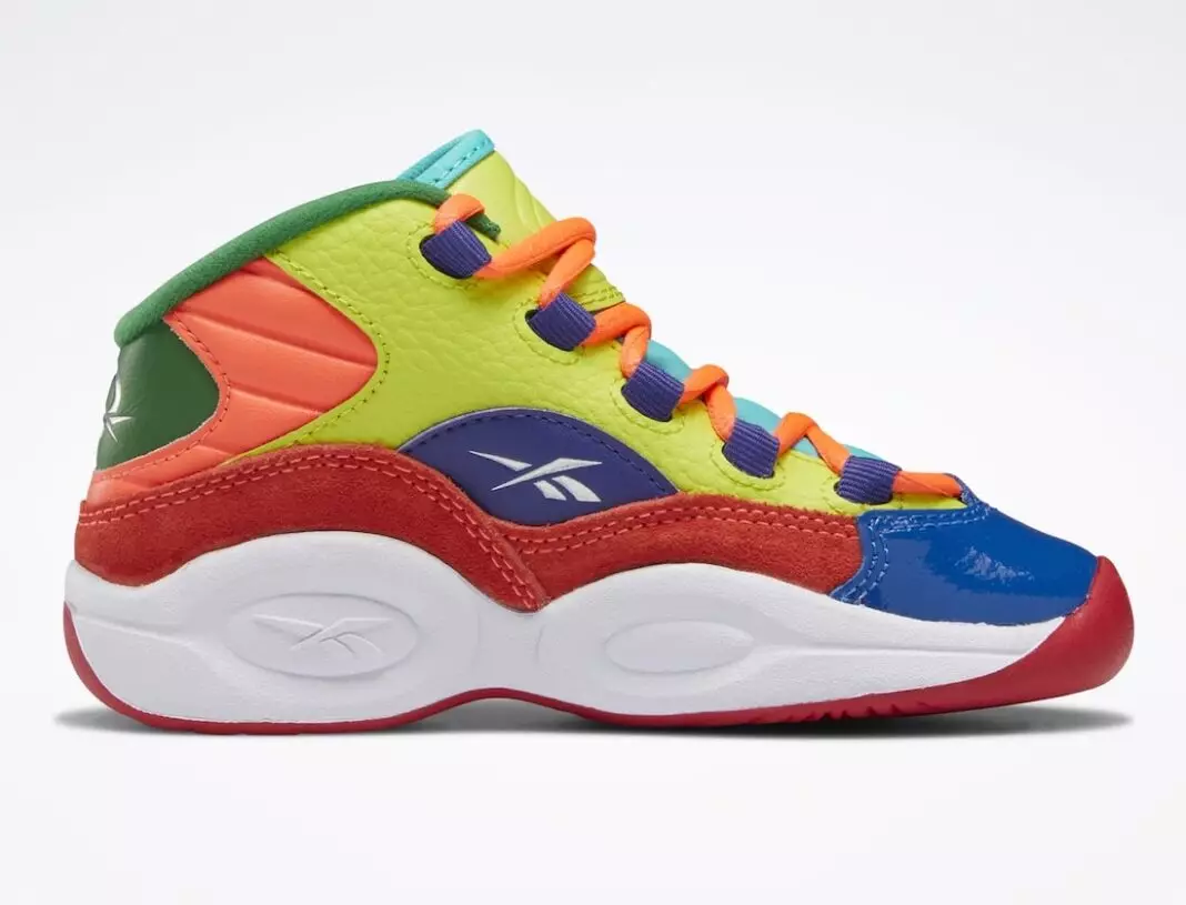 Kolorowe Reebok Question Mid Release dla Dzieci 107_1