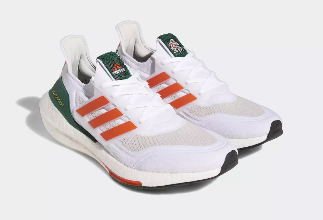 אַדידאַס Ultra Boost 2021 Miami GX7966 מעלדונג טאָג