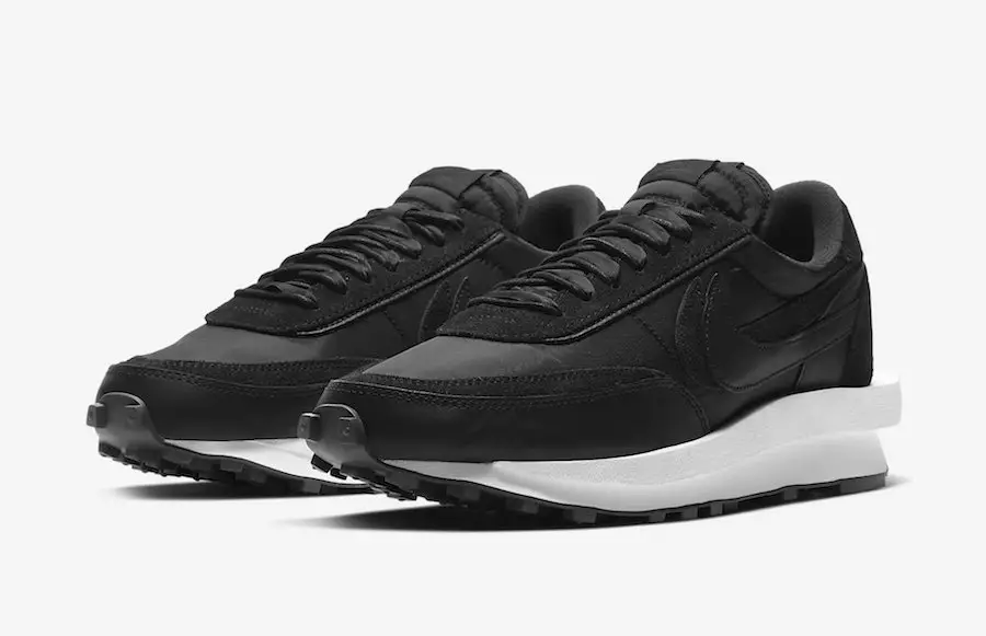 Sacai Nike LDWaffle Black Nylon BV0073-002 تاريخ الإصدار السعر