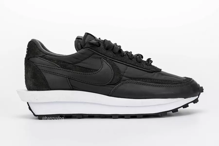 sacai Nike LDWaffle Zwart Nylon BV0073-002 Releasedatum