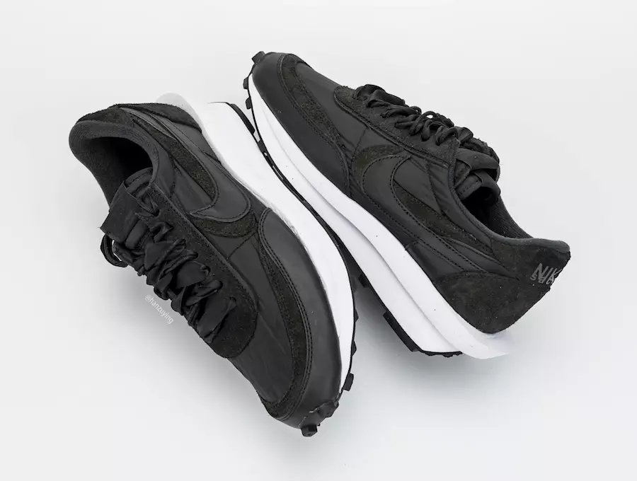 sacai Nike LDWaffle Black Nylon BV0073-002 Data premiery