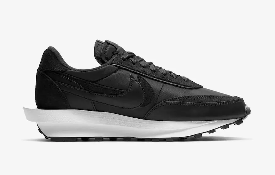 sacai Nike LDWaffle Black Nylon BV0073-002 Harga Tanggal Rilis