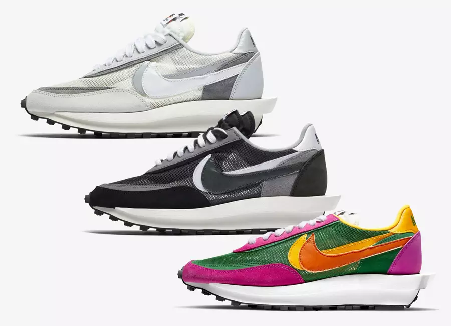 تم دفع إصدار Sacai x Nike LDWaffle Pack للخلف