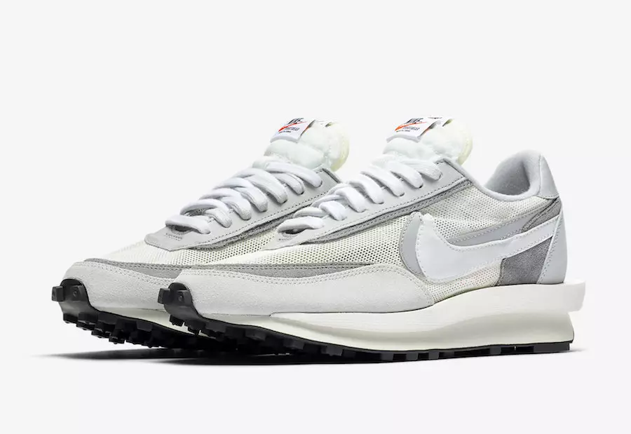 Sacai Nike LDWaffle White Wolf Grey Black BV0073-100 Data de llançament