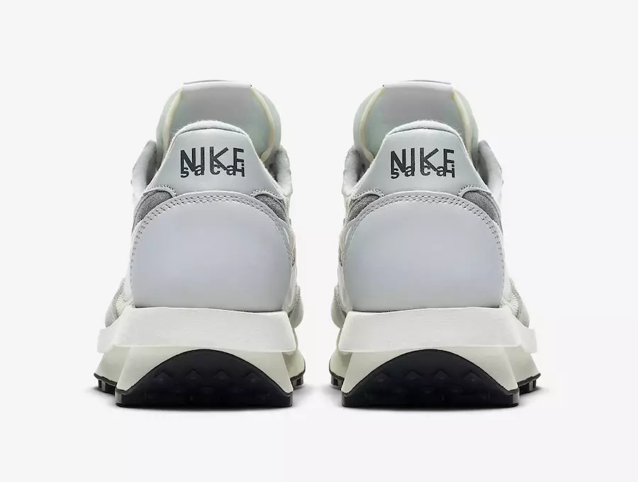 Sacai Nike LDWaffle White Wolf Grey Black BV0073-100 Ngày phát hành