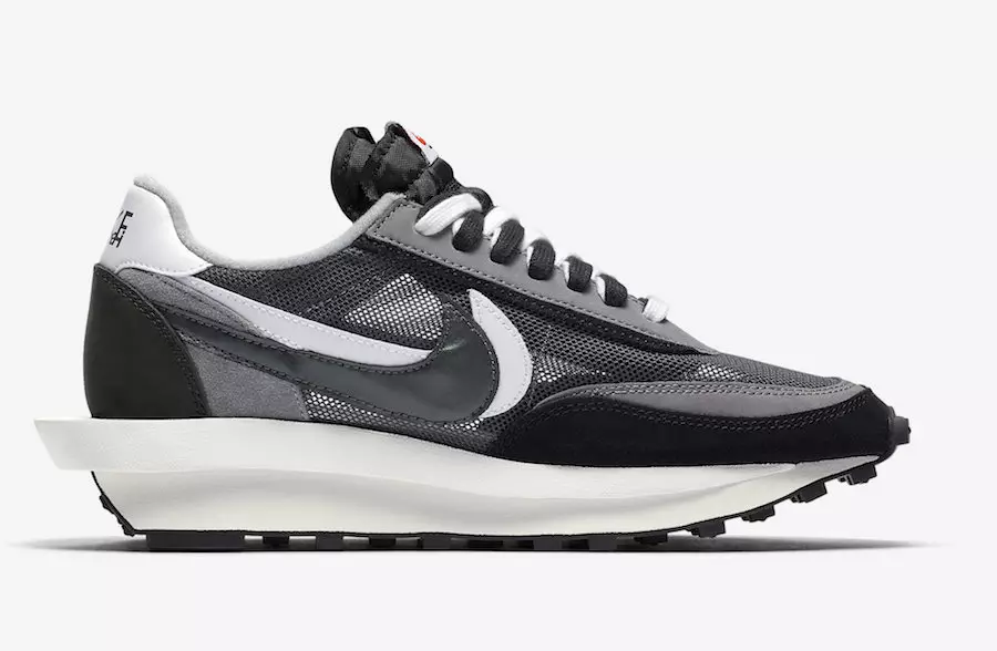 Sacai Nike LDWaffle Black White BV0073-001 Dáta Eisiúna