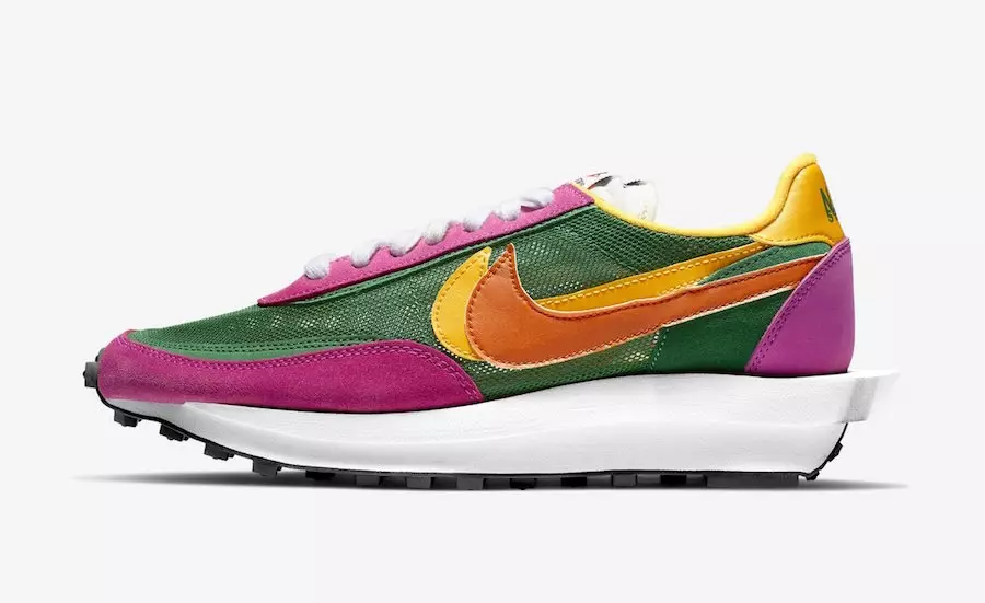 Sacai Nike LDWaffle Pine Green Clay Orange Del Sol BV0073-301 Tarikh Tayangan