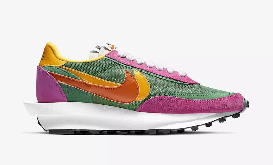 Sacai Nike LDWaffle Pine Green Clay Orange Del Sol BV0073-301 Fecha de lanzamiento