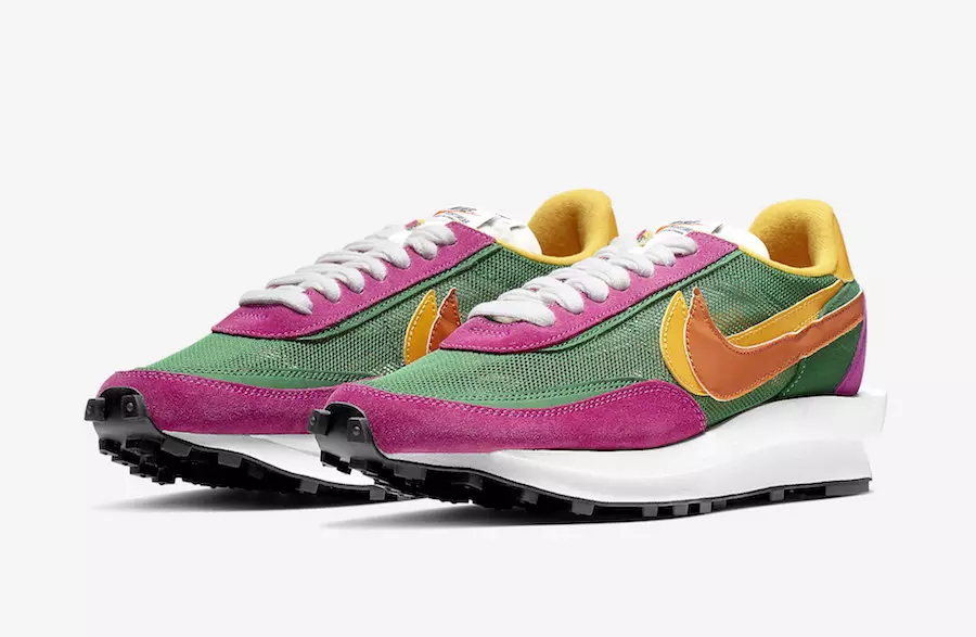 Sacai Nike LDWaffle Pine Green Clay Orange Del Sol BV0073-301 Datum vydání