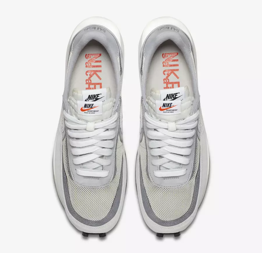 Sacai Nike LDWaffle White Wolf Grey Black BV0073-100 გამოშვების თარიღი