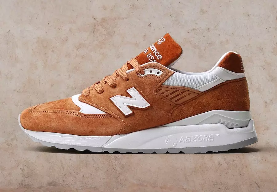 New Balance 998 lëshohet në ngjyrat Texas Longhorns 10831_1