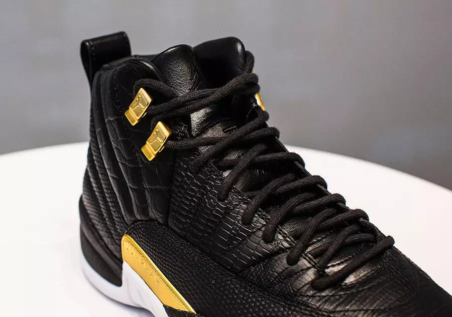 Air Jordan 12 Reptile қара металл алтын шығарылым күні