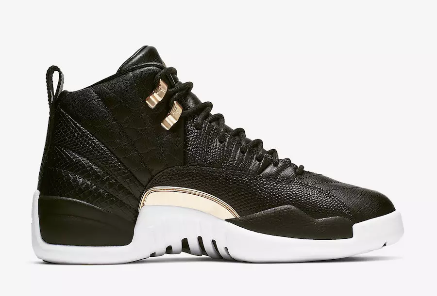 Air Jordan 12 Iswed Rettili Deheb Metalliku AO6068-007 Data ta' Rilaxx