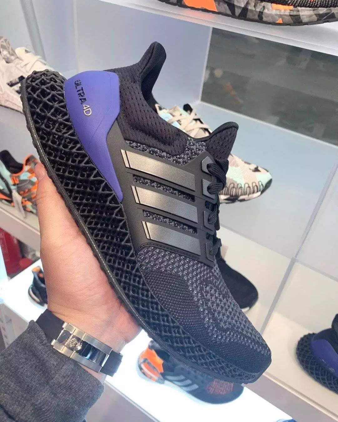 Adidas Ultra 4D Black Purple Julkaisupäivä