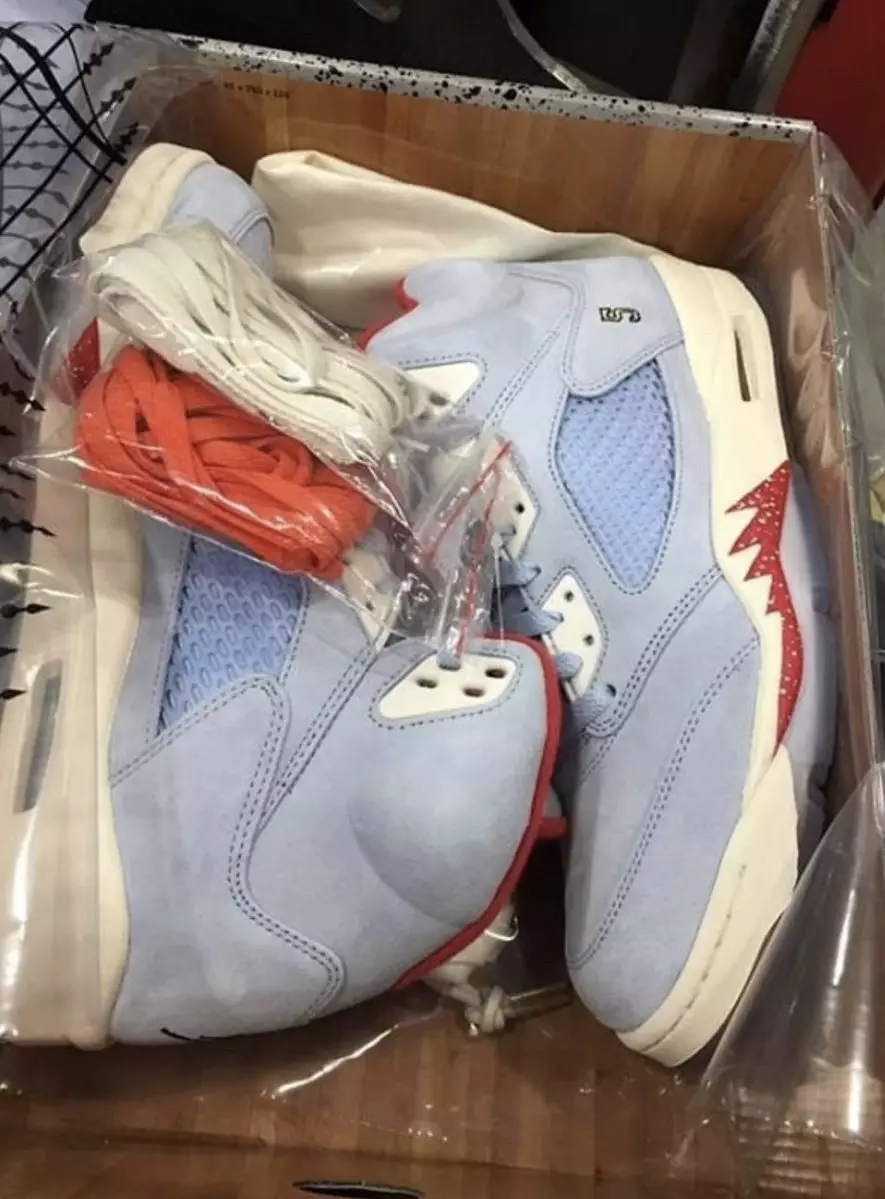 Трофейна кімната Air Jordan 5 JSP Ice Blue Дата випуску