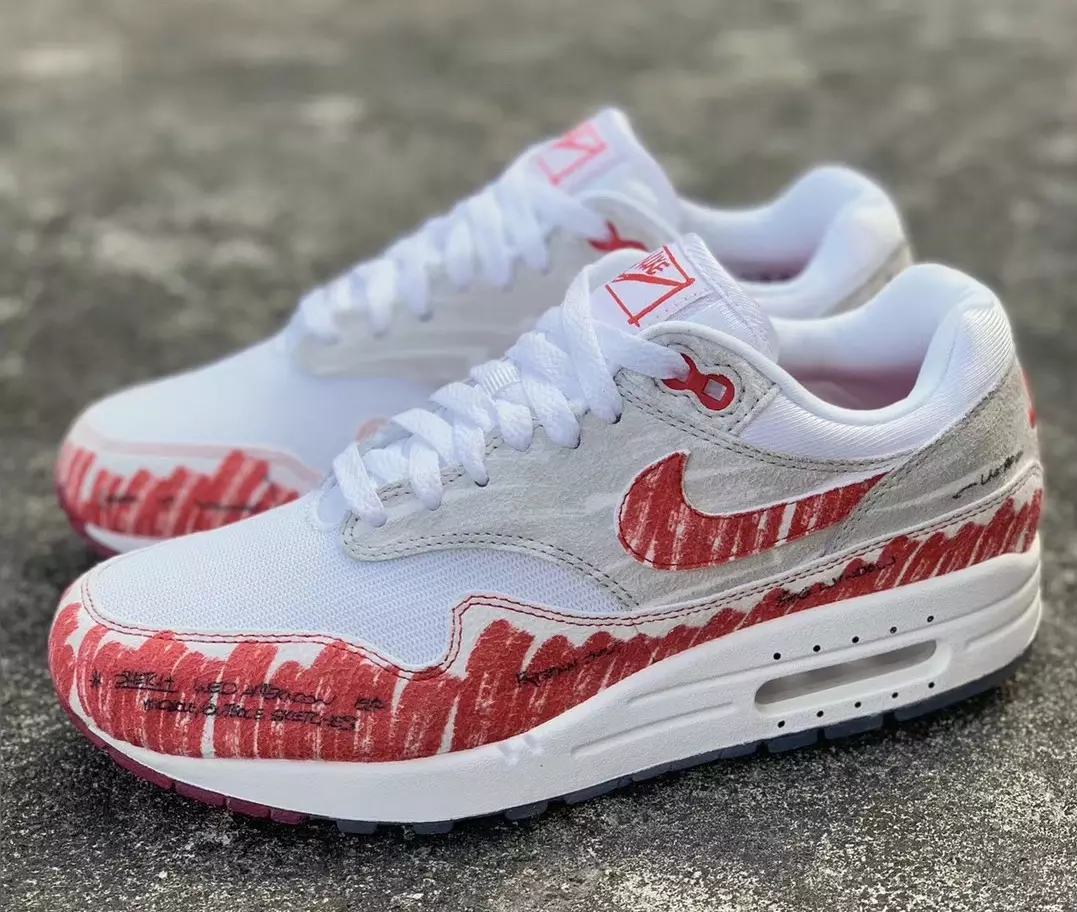 Dáta Eisiúna Sceitse Tinker Nike Air Max 1