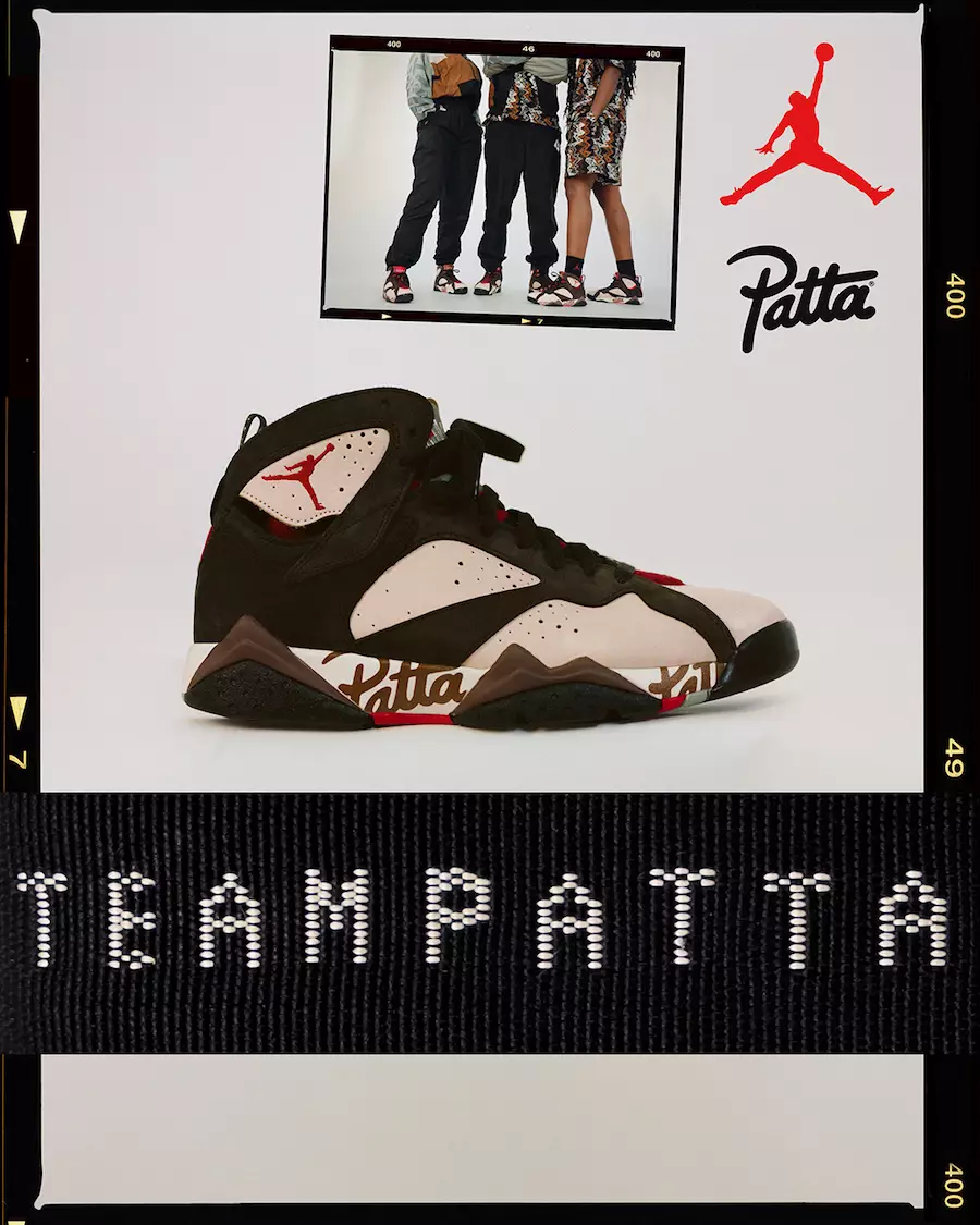 Patta Air Jordan 7 коллекциясының шығу күні