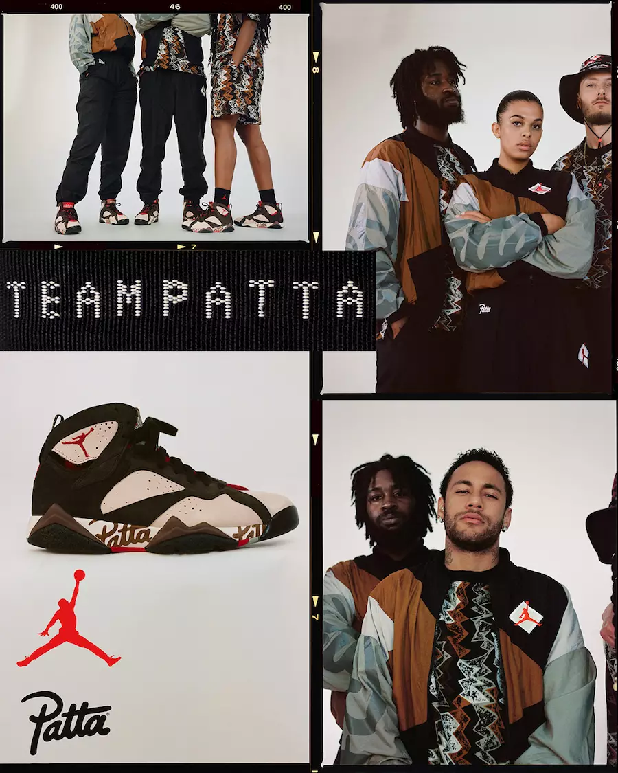 Patta Air Jordan 7 цуглуулга худалдаанд гарсан огноо