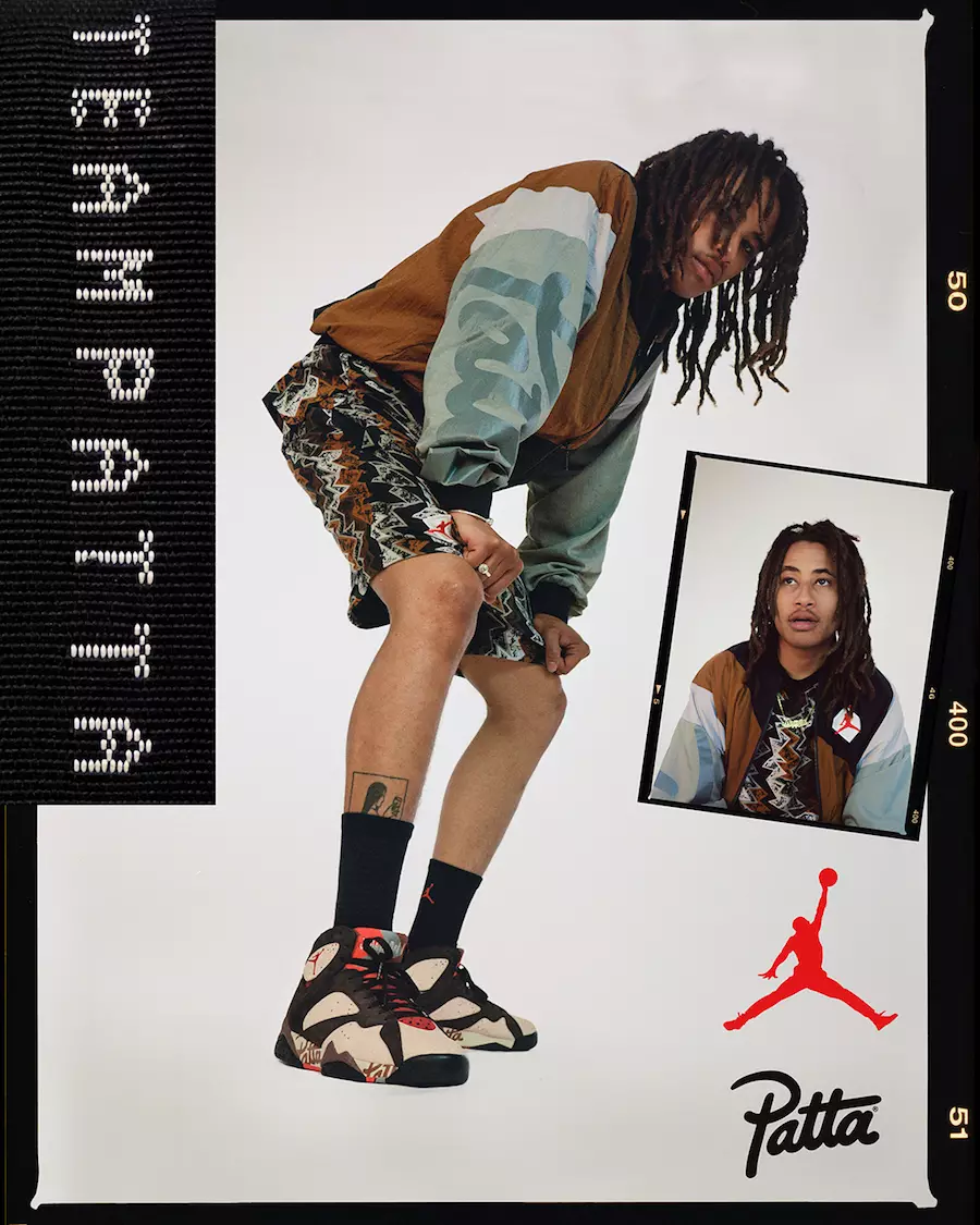 Patta Air Jordan 7 זאַמלונג מעלדונג טאָג