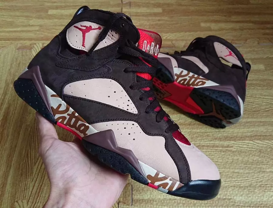 Patta Air Jordan 7 AT3375-200 2019 Data de llançament