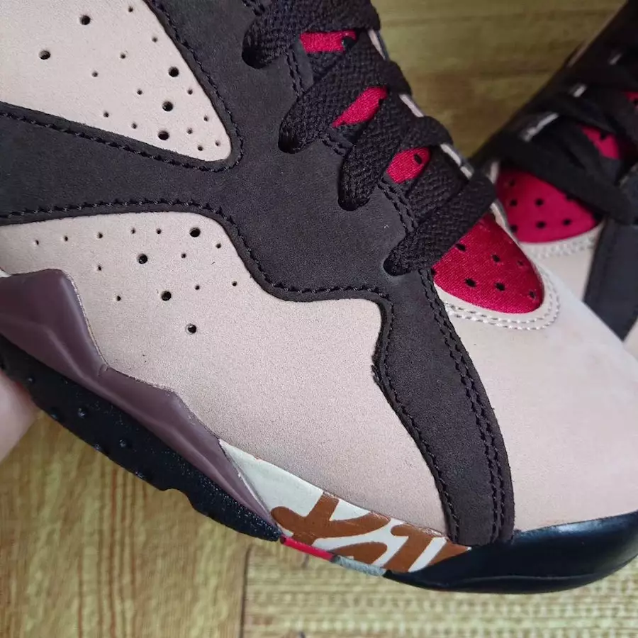 Patta Air Jordan 7 AT3375-200 2019 Fecha de lanzamiento