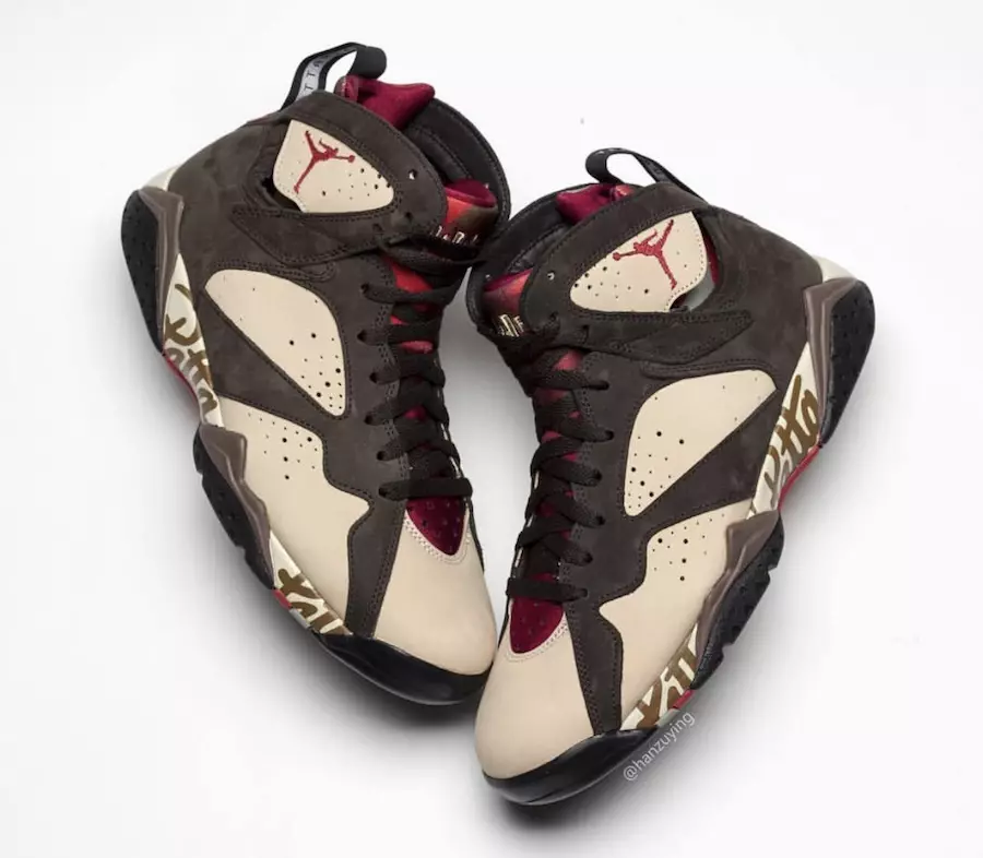 Patta Air Jordan 7 AT3375-200 ဖြန့်ချိသည့်ရက်စွဲ