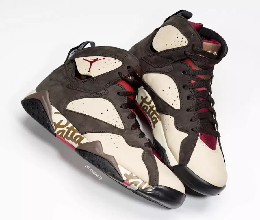 Patta Air Jordan 7 AT3375-200 מעלדונג טאָג