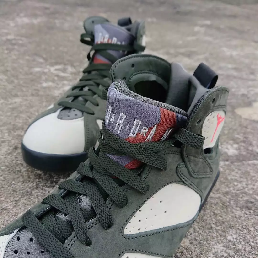 Patta Air Jordan 7 Icicle Sequoia River Rock Light Crimson AT3375-100 Tarikh Tayangan