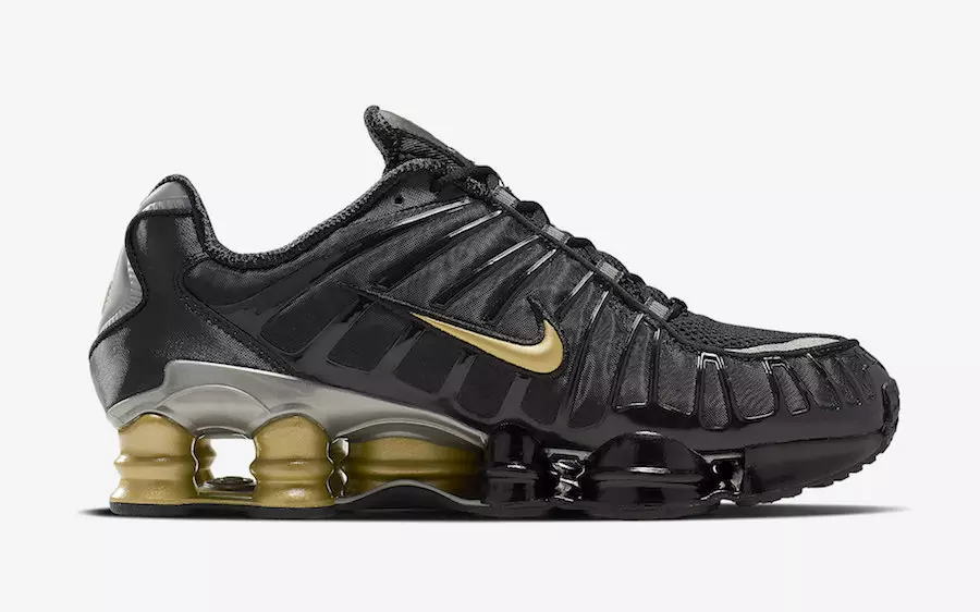 Neymar Nike Shox TL Black Gold BV1388-001 2019 väljalaskekuupäev