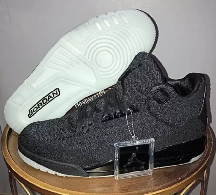 Air Jordan 3 Flyknit Anthracite Nyeusi