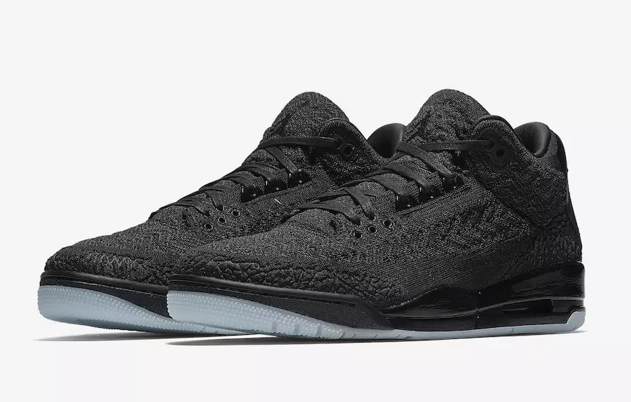 تاریخ انتشار Air Jordan 3 Flyknit Black