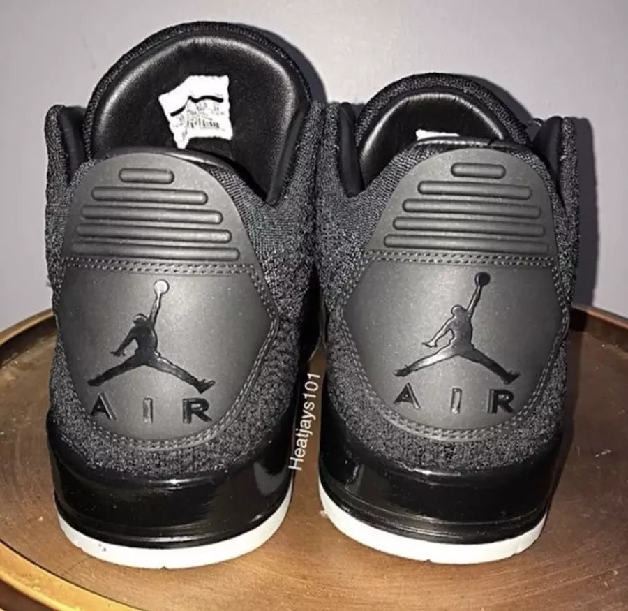 Air Jordan 3 Flyknit Black Anthracite