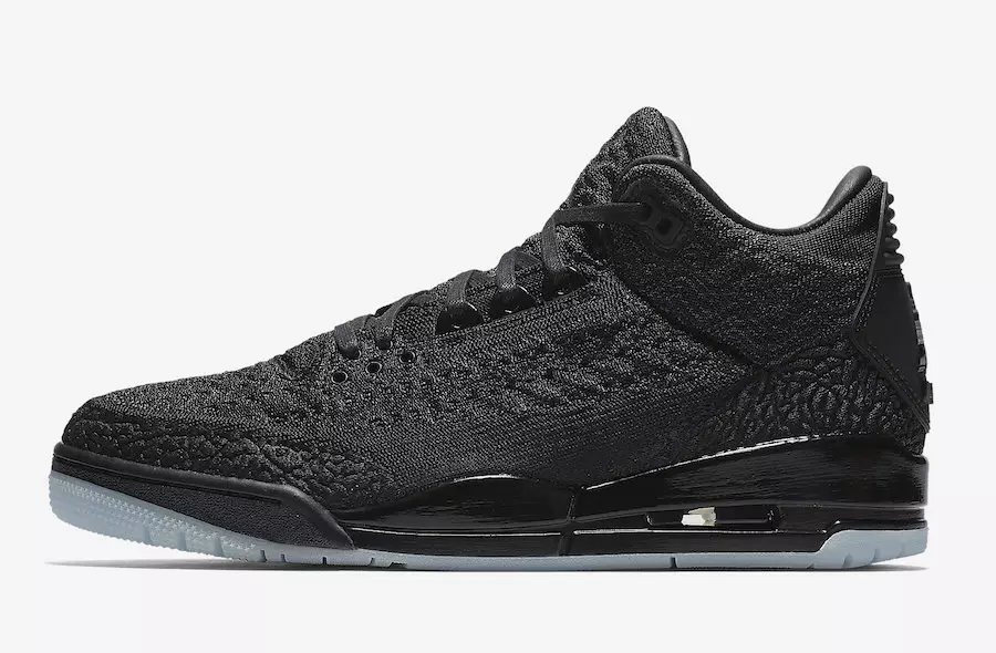 Air Jordan 3 Flyknit Black julkaisupäivä