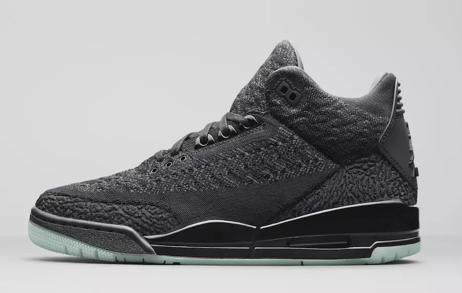 Air Jordan 3 Flyknit Black AQ1005-001 Udgivelsesdato