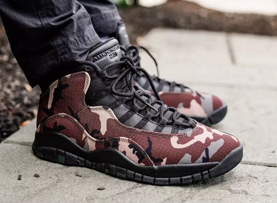 Air Jordan 10 Woodland Camo 310805-201 Väljalaskekuupäev