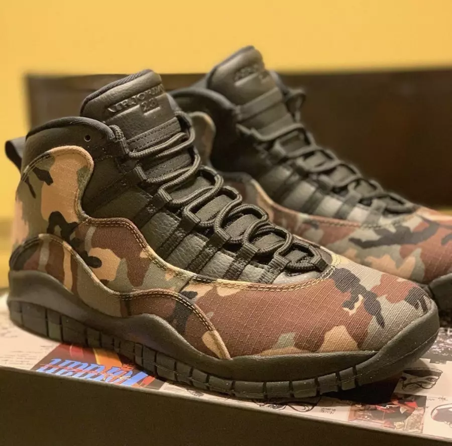 Air Jordan 10 Camo 310805-201 Data de llançament