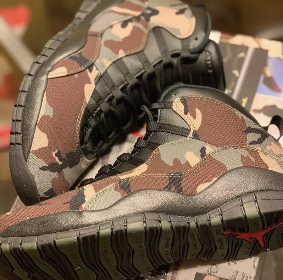 Air Jordan 10 Camo 310805-201 Megjelenés dátuma